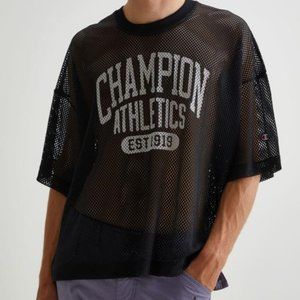 CHAMPION ATHLETICS | Short Sleeve Black & White Jersey | Size Mens Medium